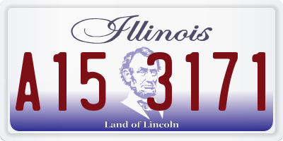 IL license plate A153171