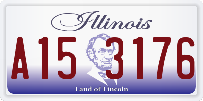 IL license plate A153176