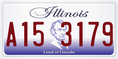 IL license plate A153179
