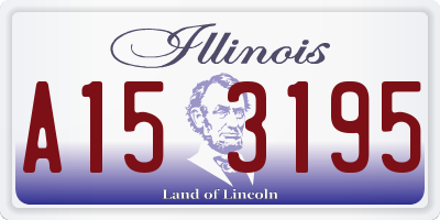IL license plate A153195