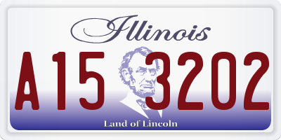 IL license plate A153202