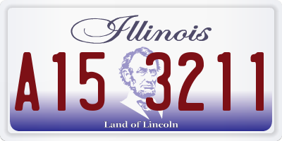 IL license plate A153211