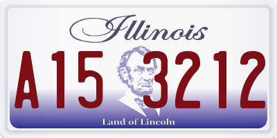 IL license plate A153212