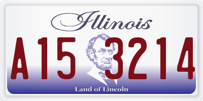 IL license plate A153214