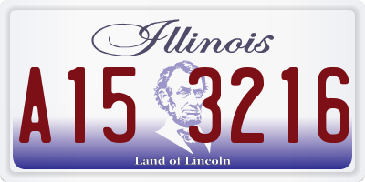 IL license plate A153216
