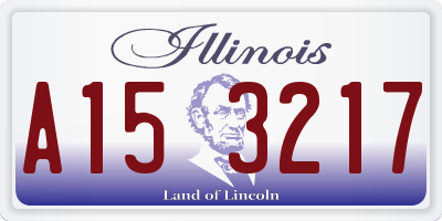 IL license plate A153217