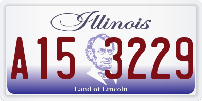 IL license plate A153229