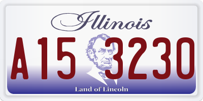 IL license plate A153230