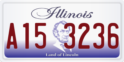 IL license plate A153236