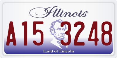 IL license plate A153248