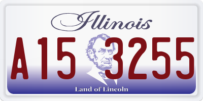 IL license plate A153255
