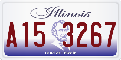 IL license plate A153267