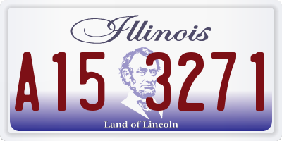 IL license plate A153271