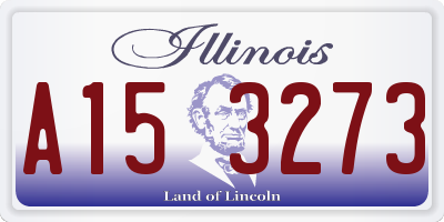 IL license plate A153273