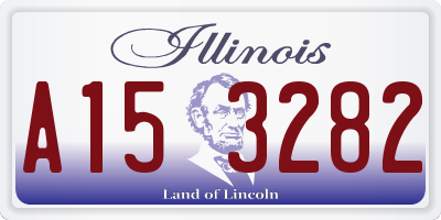 IL license plate A153282