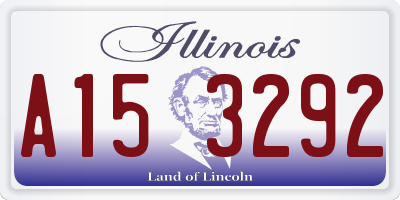 IL license plate A153292