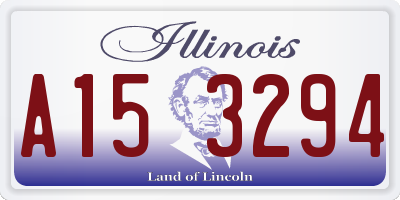 IL license plate A153294