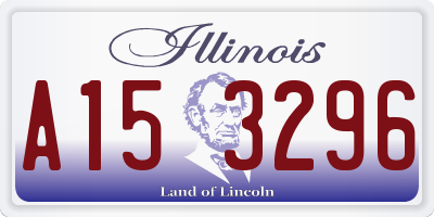 IL license plate A153296