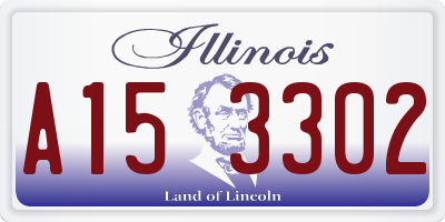 IL license plate A153302