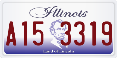 IL license plate A153319