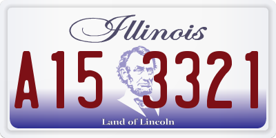 IL license plate A153321