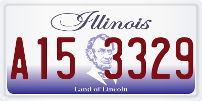 IL license plate A153329