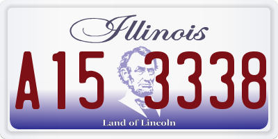 IL license plate A153338