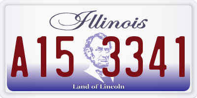 IL license plate A153341