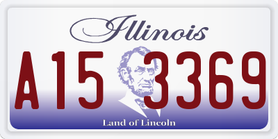 IL license plate A153369