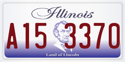 IL license plate A153370