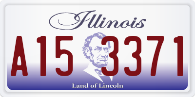 IL license plate A153371