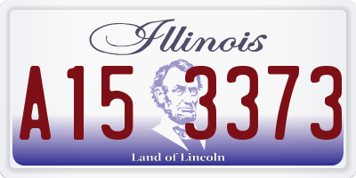IL license plate A153373