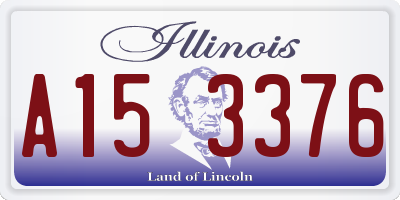 IL license plate A153376