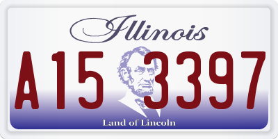 IL license plate A153397