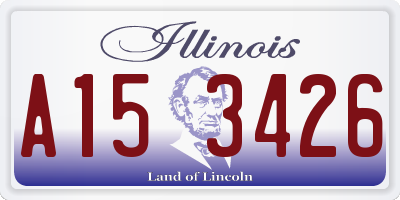 IL license plate A153426