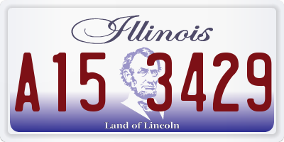 IL license plate A153429