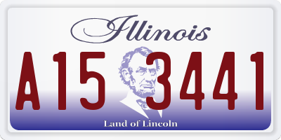 IL license plate A153441