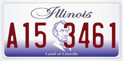 IL license plate A153461