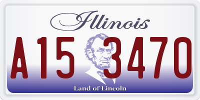 IL license plate A153470