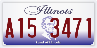 IL license plate A153471