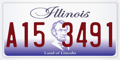 IL license plate A153491