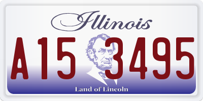 IL license plate A153495