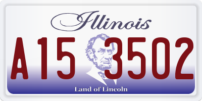 IL license plate A153502