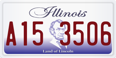 IL license plate A153506