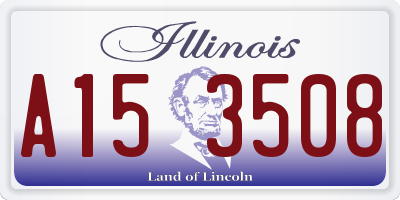 IL license plate A153508