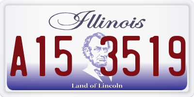 IL license plate A153519