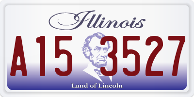 IL license plate A153527