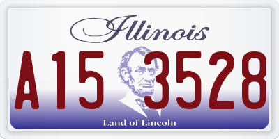 IL license plate A153528