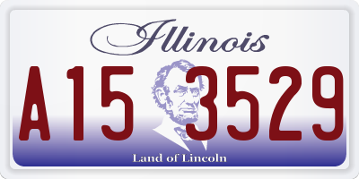 IL license plate A153529