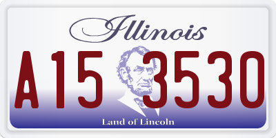 IL license plate A153530